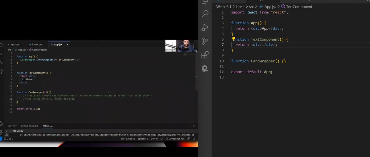 yasir_juned's tweet image. Day 28 of #100daycode
Actually i got some busy due to the external practical exam so i can't post the coding challange but i complte week 5
-> Completed the week 6.1