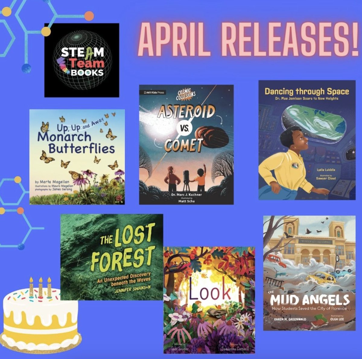 Yay for @SteamTeamBooks April book birthdays! 🌟📚🎂