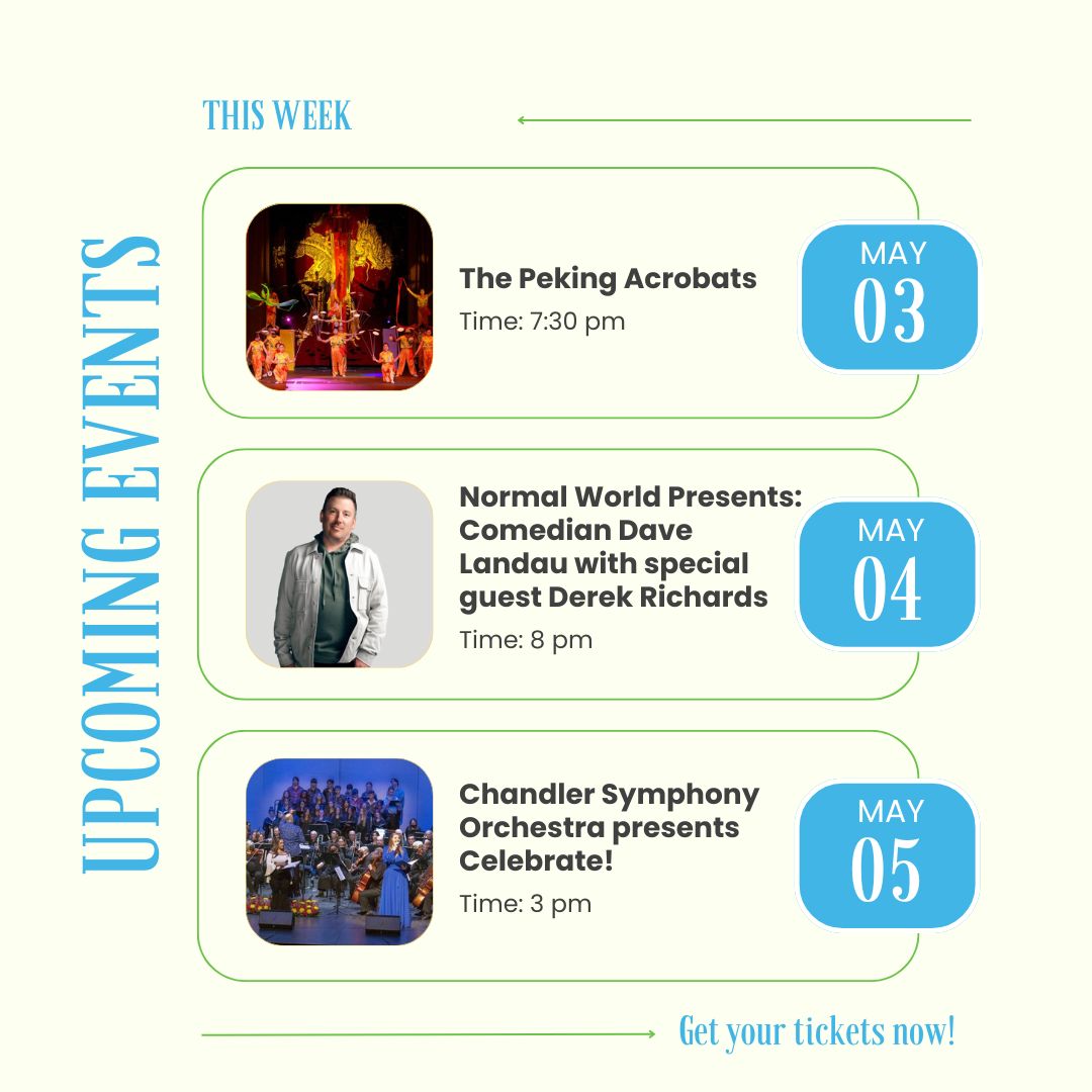 Don't miss out on the excitement this week! Get your tickets now and join the fun! 

#Events #GetYourTickets #CCA