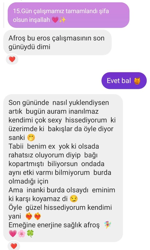 Eros ritüeli çalışması memnuniyeti Geri dönüş 💖🌟