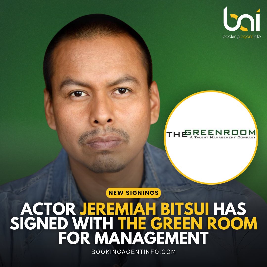 Actor Jeremiah Bitsui @JeremiahBitsui signs with The Green Room @TheGreenroomLA, bringing his seasoned experience in film and TV to new projects.

Follow @baidatabase for more

#JeremiahBitsui #TheGreenRoom #Film #Television #Philanthropy #Southwest #EntertainmentNews