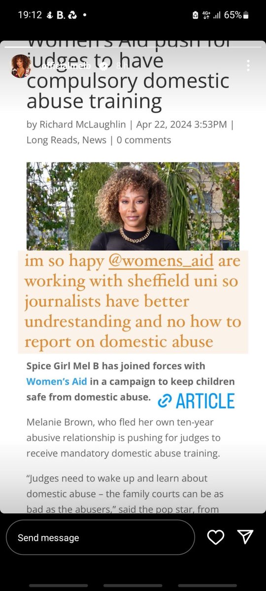 Thank you to @OfficialMelB for sharing my @womensaid story, about her new petition, much appreciated 🫡

You can sign here! takeaction.womensaid.org.uk/melaniebrownpe…