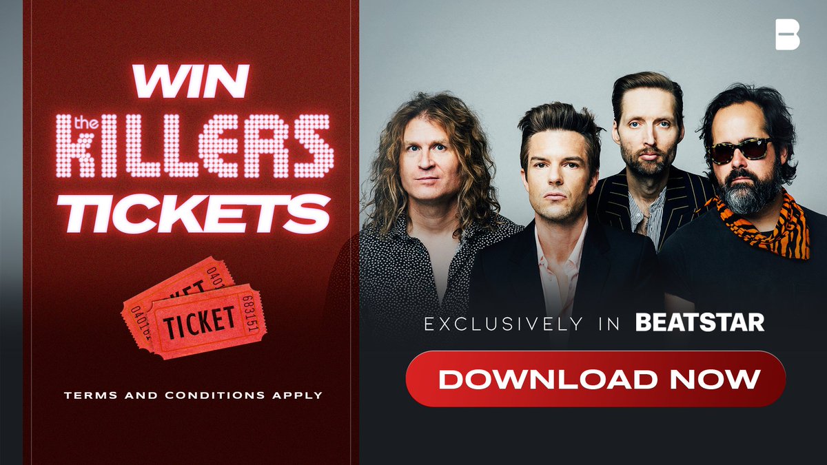 Temos o prazer de anunciar que estamos distribuindo ingressos para ver <a href="/thekillers/">The Killers</a> AO VIVO! Baixe Beatstar agora e confira nossa aba de notícias no jogo para mais informações! 

▶️ bit.ly/playbeatstar