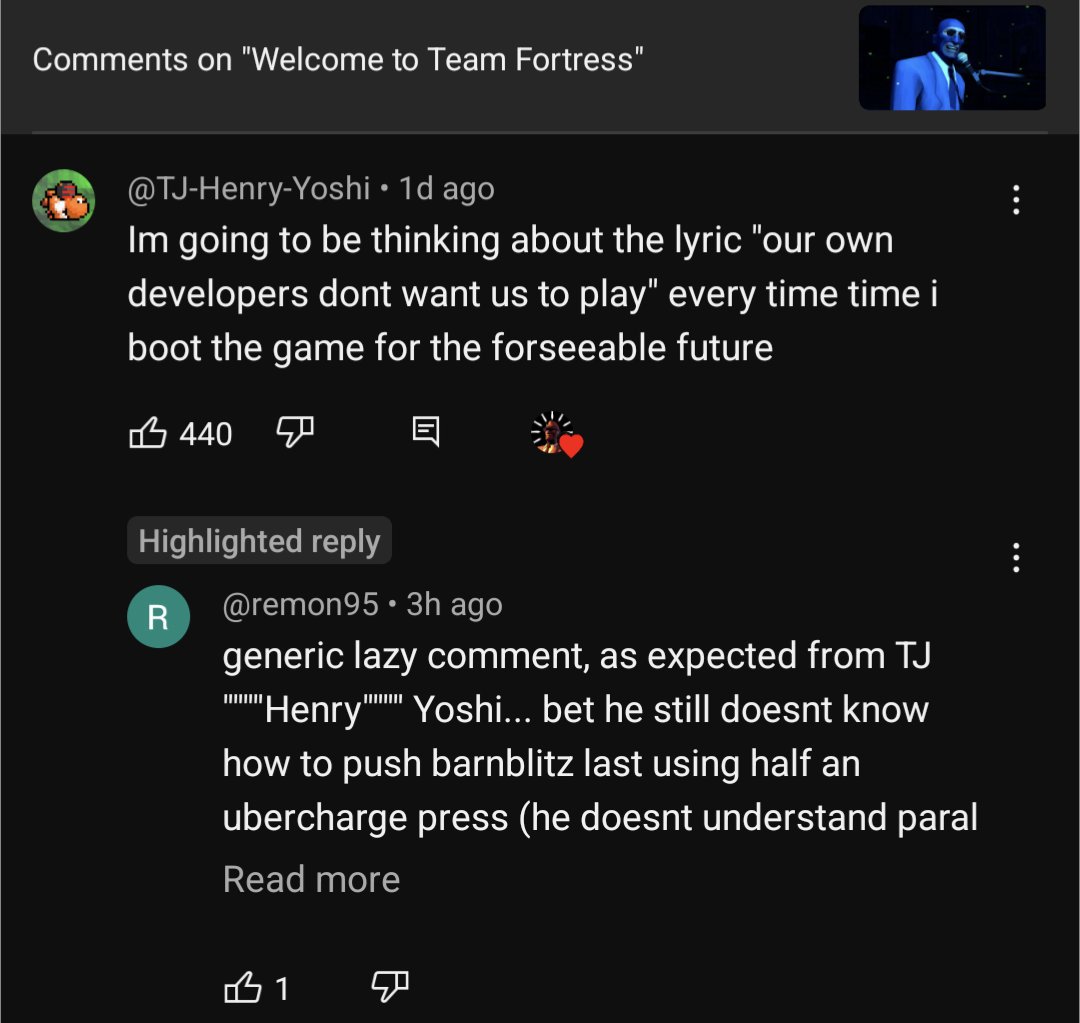 BadAPressJokes's tweet photo. I would've just forgotten about/ignored those comments if it weren't for this one.

As someone who tries to always say something of value, in my comments this one actually kind of hurt

Especially as the first time I wake up to today https://t.co/08UxWAAFsA