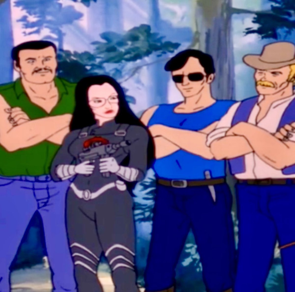 Where have I seen this before?? 🤔 #cartoon #cartoons #gijoe #cobra #baroness