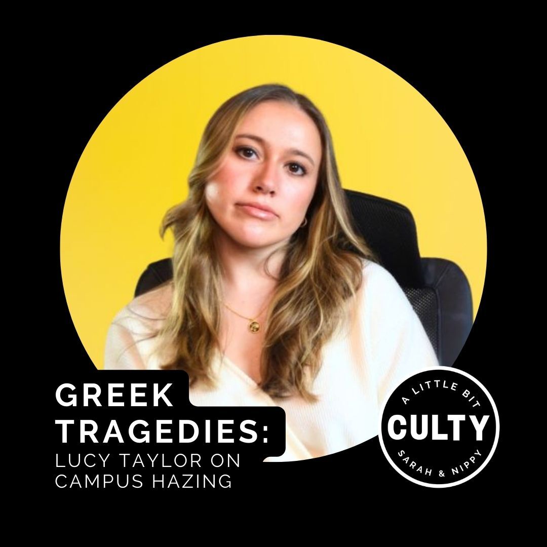 .@snappedpodcast creator and activist #LucyTaylor returns in this episode to cover what’s happened since we first met, and to discuss a tragic frat #hazing case that has cast a dark cloud over a well-known university. Please listen with care. #FratHazing alittlebitculty.com/episode/greek-…
