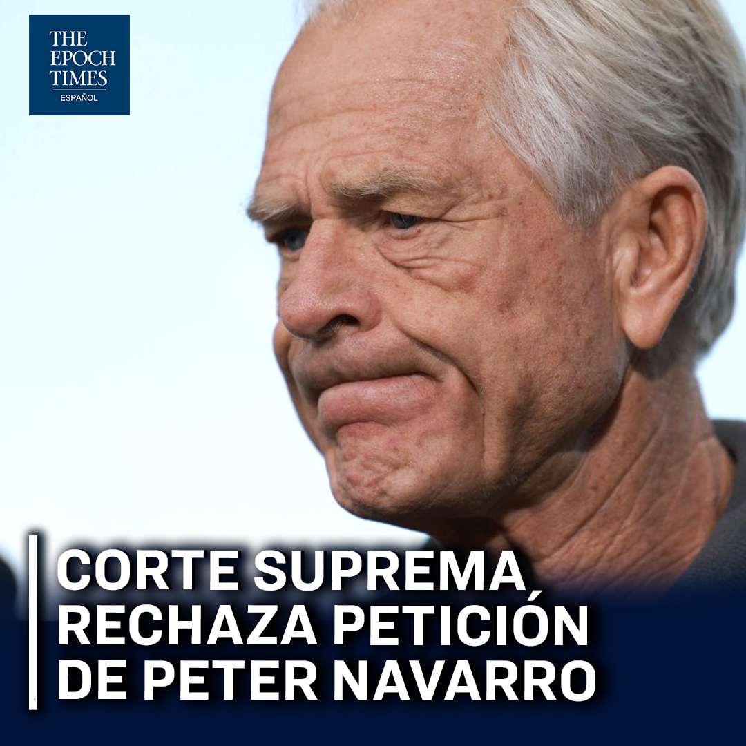 #CorteSuprema rechaza petición de #PeterNavarro para salir de prisión 
Mira ahora👉🏼 tinyurl.com/29s34uge