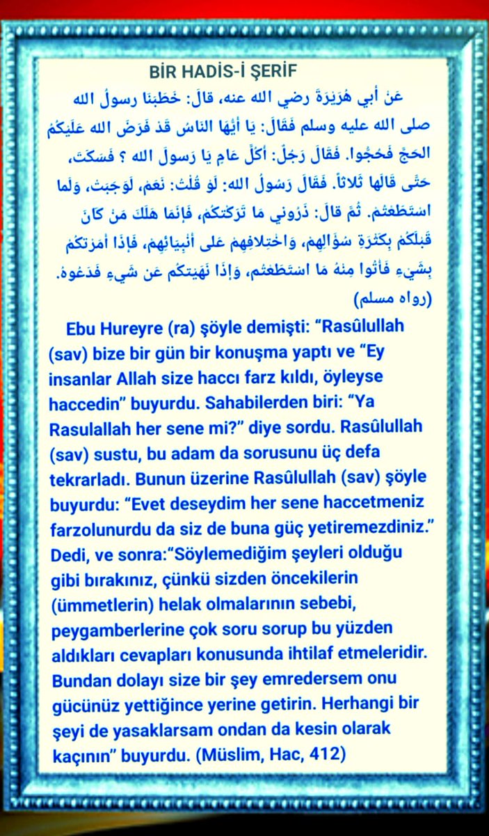 Bir hadis