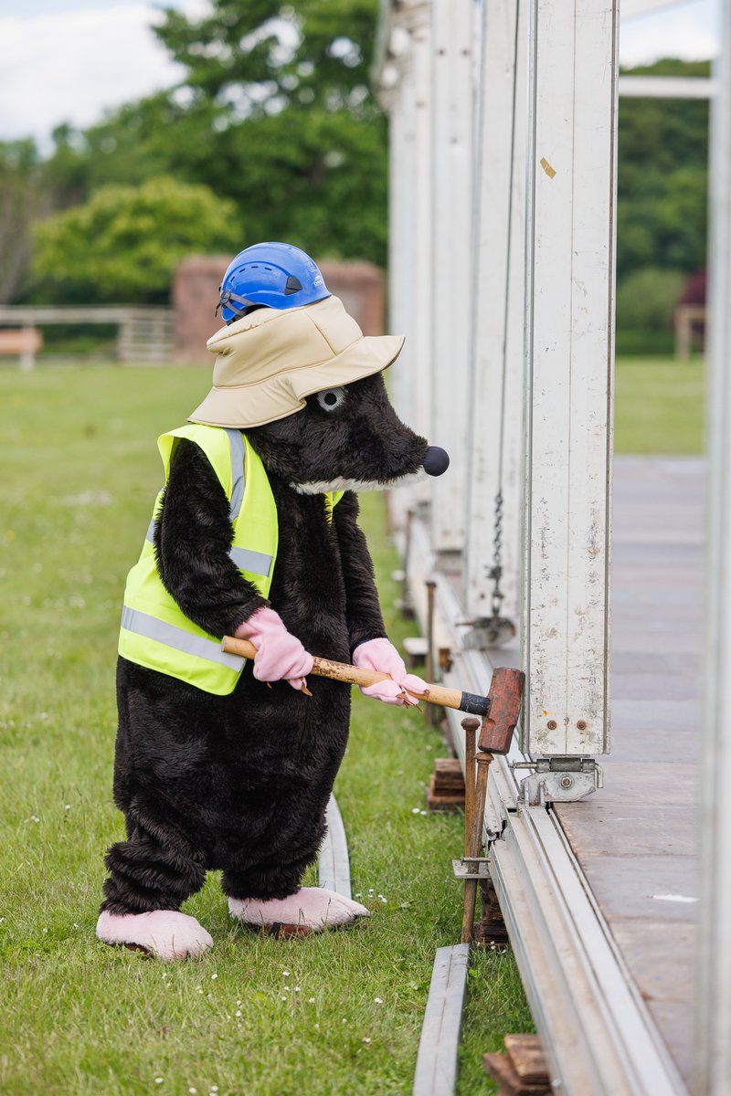 Shout out to the @molevalleyfarmers mole for providing some extra muscle during the show set up! #devoncountyshow