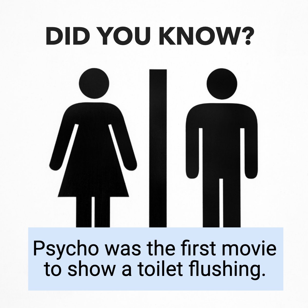 Psycho is an iconic movie that is still considered and viewed as a classic. 

But did you know?

Psycho was the first movie to show a toilet flushing. 

#actualinstagramhomes #firsttimebuyer #actualhomesofinstagram #newbuildhouse #interiordesign #nexthome #homedesign