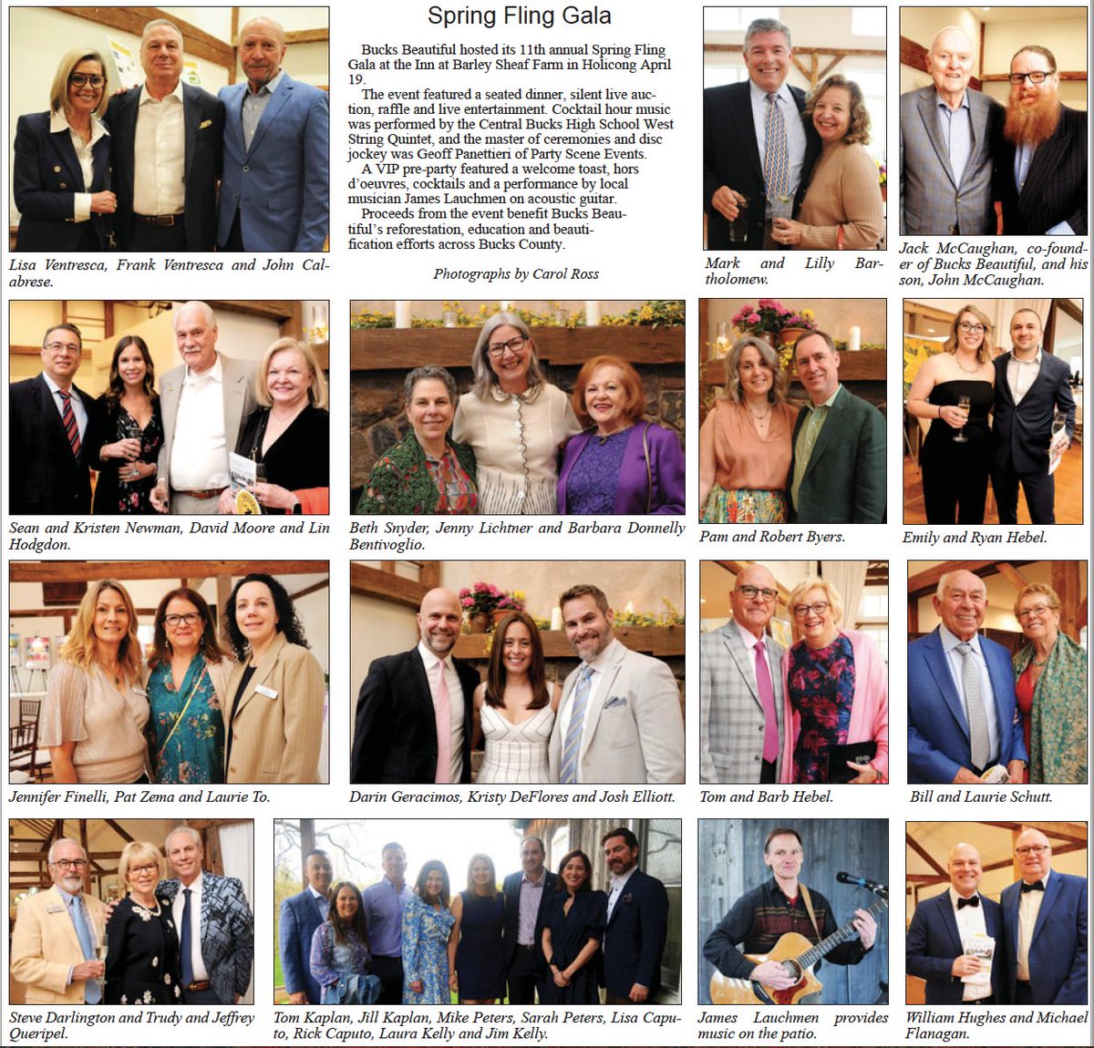 Thank you Carol Ross and @buckscoherald for the wonderful event photos!  

#buckscountypa #buckscountynonprofit  #bucksbeautifulspringfling