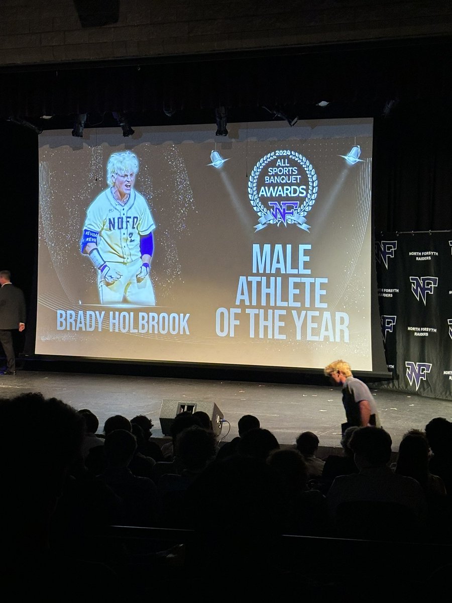 Congratulations @Bradyholbrook32 named @NFTheNation Male Athlete of the Year!