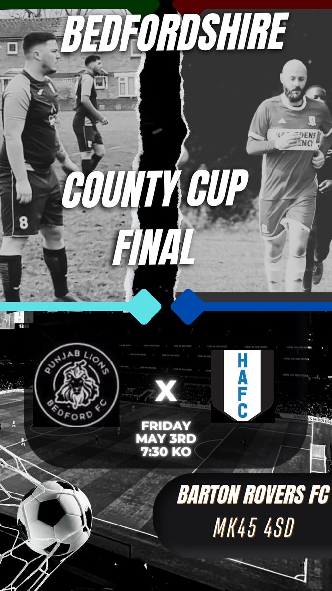 David V Goliath. Don't miss it. <a href="/BedsFA/">Bedfordshire FA</a>