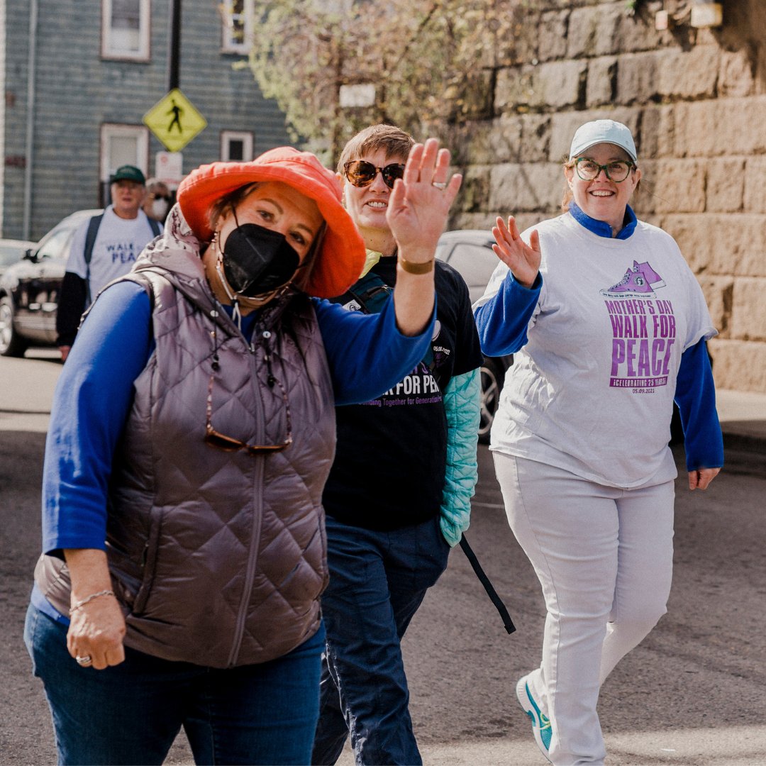 We’re less than 2 weeks away from the 28th Annual Mother’s Day Walk for Peace! We can’t wait to see you there. Register now: mothersdaywalk4peace.org