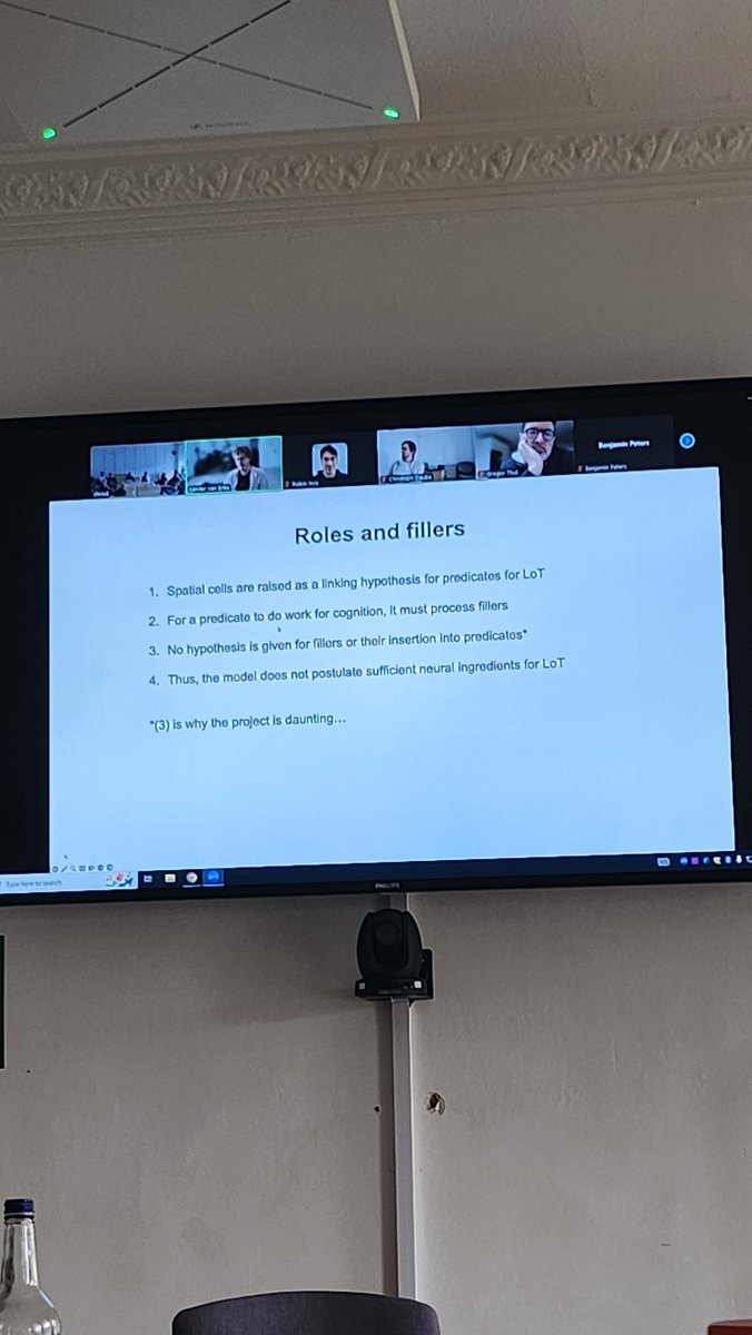 Loved today's @CCNi_UofG @UofGPsychNeuro journal club on discussed a recent paper on spatial cells providing the 🧠 basis for an LoT by Kazanina & @davidpoeppel pubmed.ncbi.nlm.nih.gov/37625973/ as well as a commentary by @sandervanbree: pure.mpg.de/rest/items/ite… 🧵: fediscience.org/@jn/1123563688…