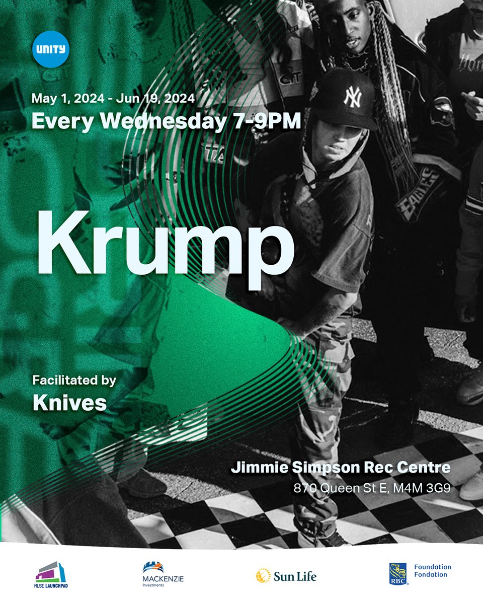 🚨KRUMP ON WEDNESDAYS!🚨 ⁠
⁠
Starting this week, roll through to JIMMIE SIMPSON with <a href="/knives__/">lemon</a> for an other season of Krump!⁠
⁠
EVERY WEDNESDAY, 7:00PM - 9:00PM ⁠
STARTING MAY 1ST - JUNE 19TH 2024⁠
Jimmie Simpson Recreation Centre, 870 Queen St E.⁠
FREE FREE FREE ⁠

⁠