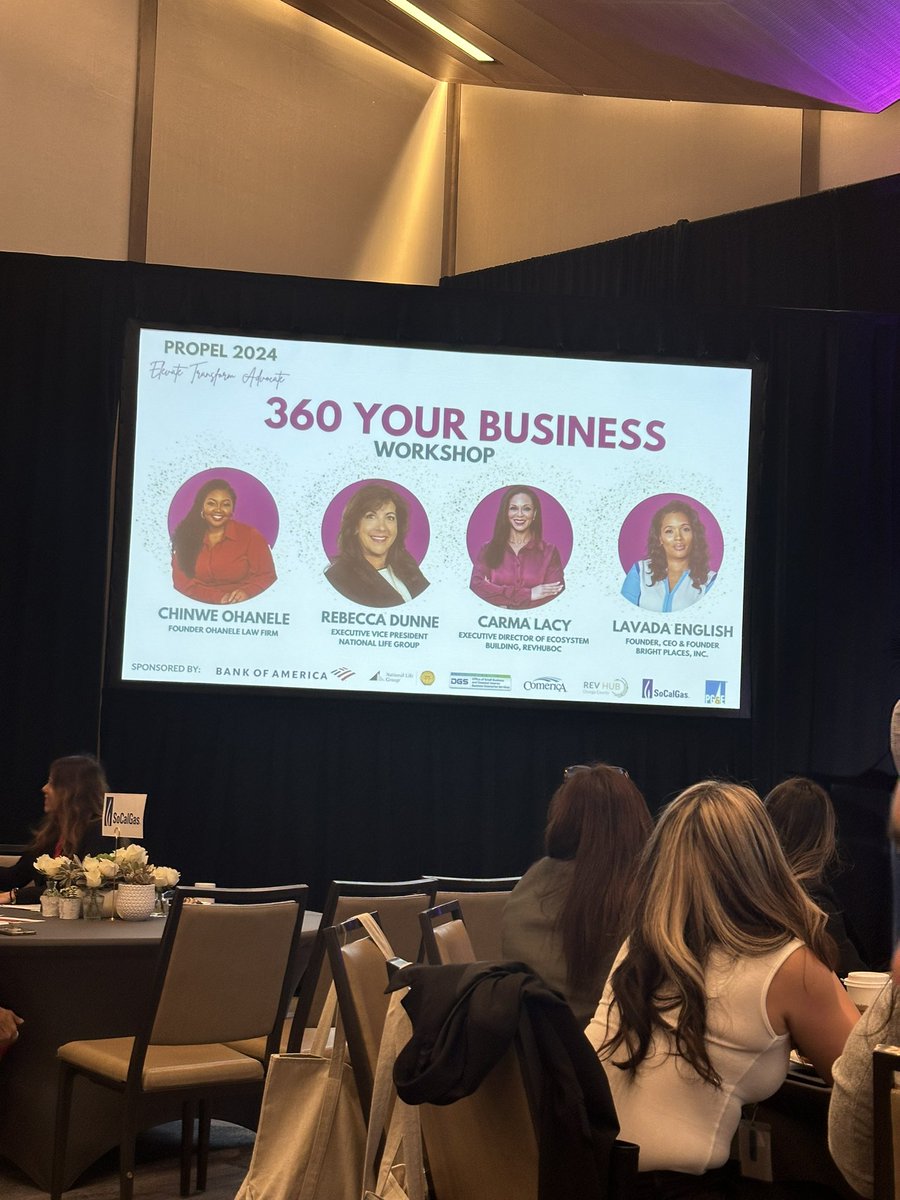 Thank you <a href="/EnglishLavada/">LaVada English</a> for the great “360 Your Business” panel featuring <a href="/NationalLife/">National Life Group</a> VP Rebecca Dunne! 

Insurance
Funding
Contracts 

All things we need to have for our businesses ! 

#Propel2024