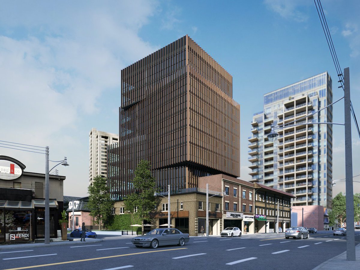 Today's #FeatureProject is 126 Avenue. Boasting unique #architecture from Icon Architects, this 11-storey mixed-use #development will rise in #Toronto's Annex neighbourhood. #housing #condos urbantoronto.ca/database/proje…