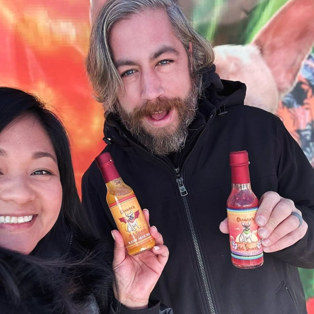 Some Like It Hot (@somelikeithotsh) on Twitter photo New: Excited to stock @grumpyspicellc Blazin' Asian Hot Sauce.
By Aurea, Chilipino & Bobby the Mighty Mustache from <a href="/DisneyPlusUK/">Disney+ UK</a> Superhot!
Exotic aromas of ginger, garlic, lemongrass, & miso blend with 7 Pot Primo Peppers.
Get yours before it goes! somelikeithot.shop/products/blazi⦠New: Excited to stock @grumpyspicellc Blazin' Asian Hot Sauce.
By Aurea, Chilipino & Bobby the Mighty Mustache from <a href="/DisneyPlusUK/">Disney+ UK</a> Superhot!
Exotic aromas of ginger, garlic, lemongrass, & miso blend with 7 Pot Primo Peppers.
Get yours before it goes! somelikeithot.shop/products/blaziβ¦