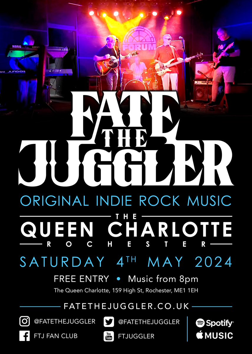 Our first gig of the year.