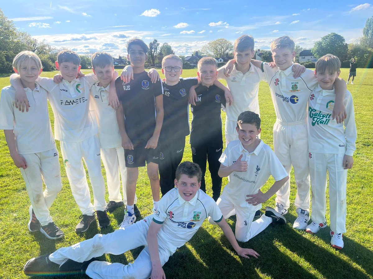 An excellent debut performance from our year 7 boys cricket team tonight. They beat St Martins with Robin 27 retired not out from 11 balls, Ben & Reuben also unbeaten as we chased 77. #SHSCricket