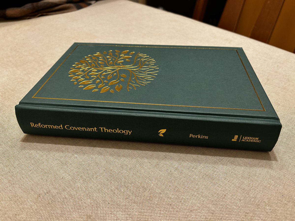 Excellent work from @PastorPerks (and a beautiful binding from @LexhamPress as always) Review coming tomorrow. Find out what a prince in a castle has to do with Covenant Theology.