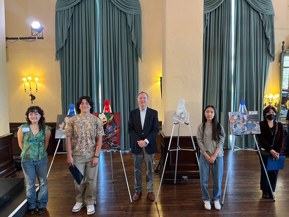 Every year, I am amazed by the artwork submitted by talented young artists from across our community for the Congressional Art Competition. Proud of this year’s winners. I look forward to seeing their beautiful artwork in my offices in California and in the Capitol building.