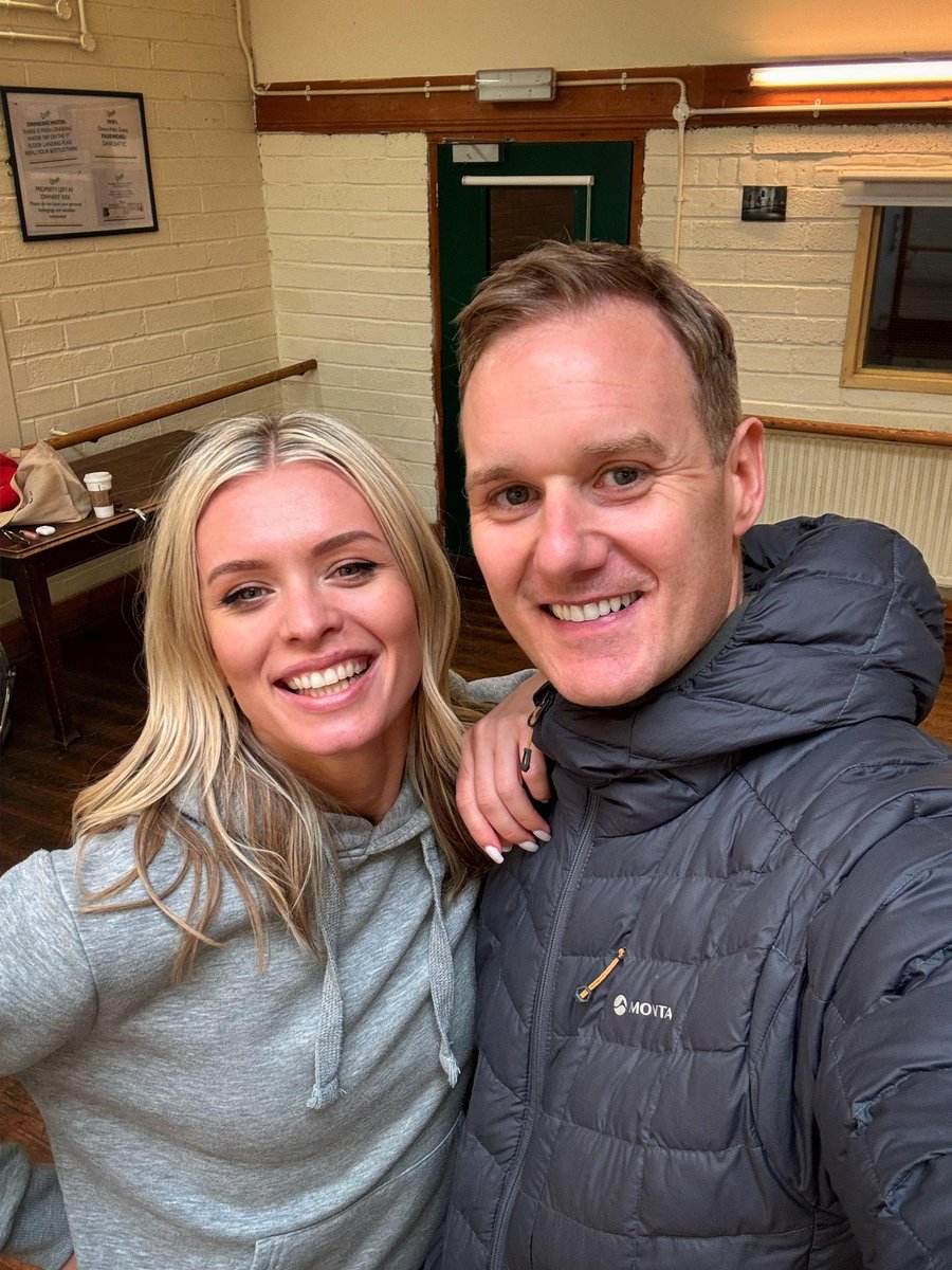 The Yorkshire Barmaid Returns!!! Great to be back in the rehearsal room with professional partner and multiple world champion, @NadiyaBychkova We have been asked to dance at the Royal Albert Hall this Saturday night to the iconic Chariots of Fire music from Vangelis!!! It