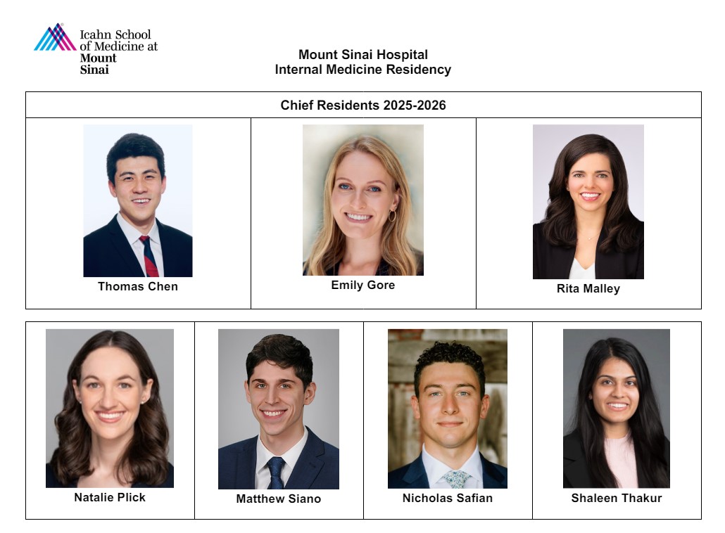 Excited to welcome the new class of IM Chief Residents for 2025-2026! 🎉 Your dedication to medicine shines brightly! 🌟 We can't wait to see your growth as physicians and leaders in the coming years. Here's to your incredible journey ahead! 👏🏽✨ @DOMSinaiNYC @IcahnMountSinai