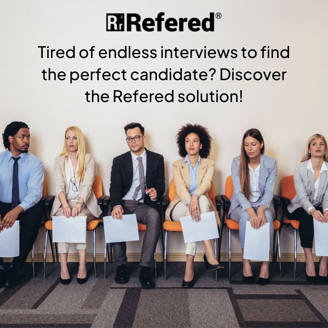 getrefered's tweet photo. Gone are the days of endless interviews. With Refered, find the ideal candidate with ease, thanks to trusted referrals from your own team! 👥

Join the ranks of savvy business owners who've embraced Refered to simplify their hiring process: https://t.co/rL19BybSVC https://t.co/LCsICi9iIH