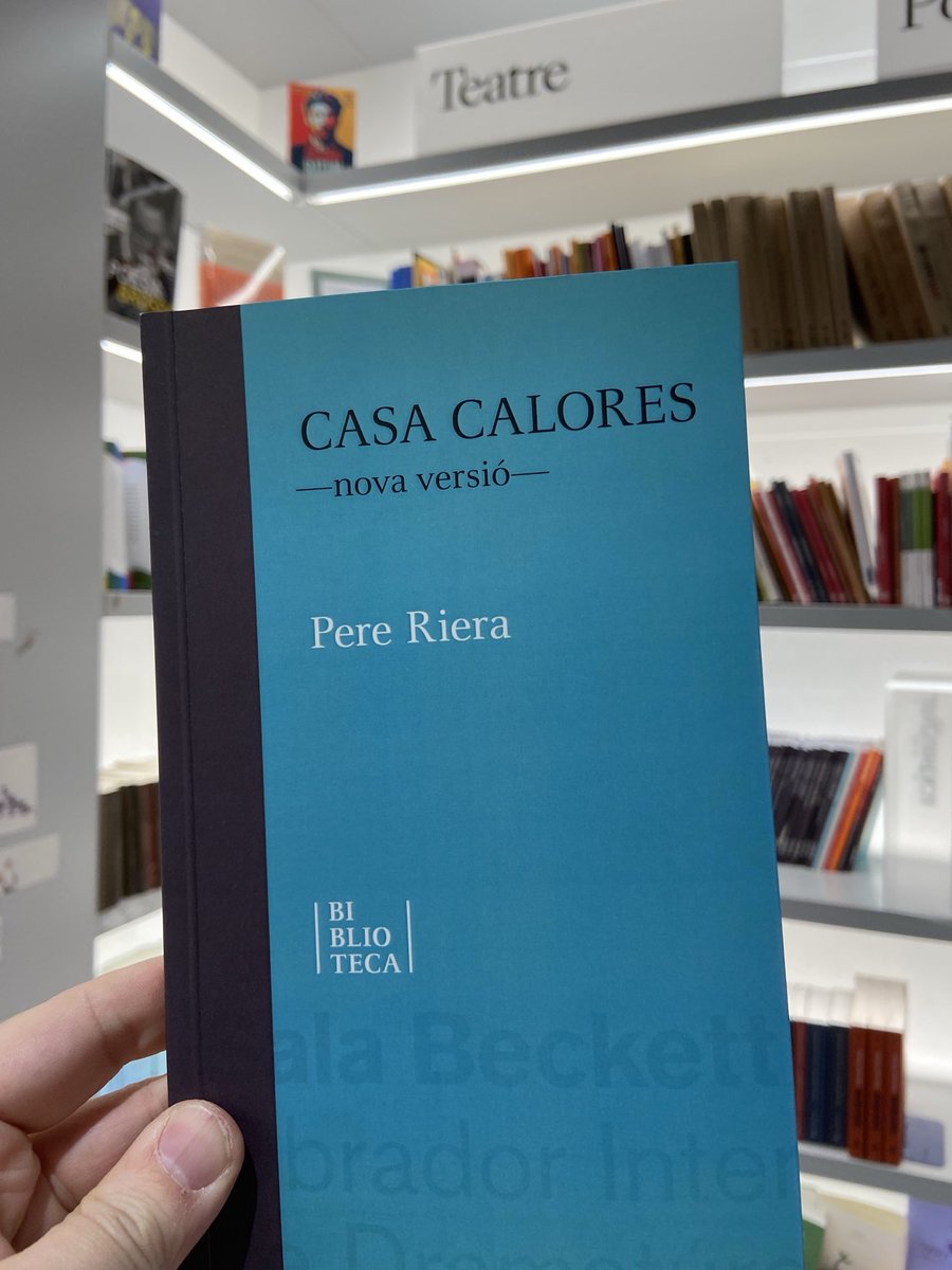 'Casa Calores' és a ⁦@OnaLlibres⁩ ⁦@salabeckett⁩