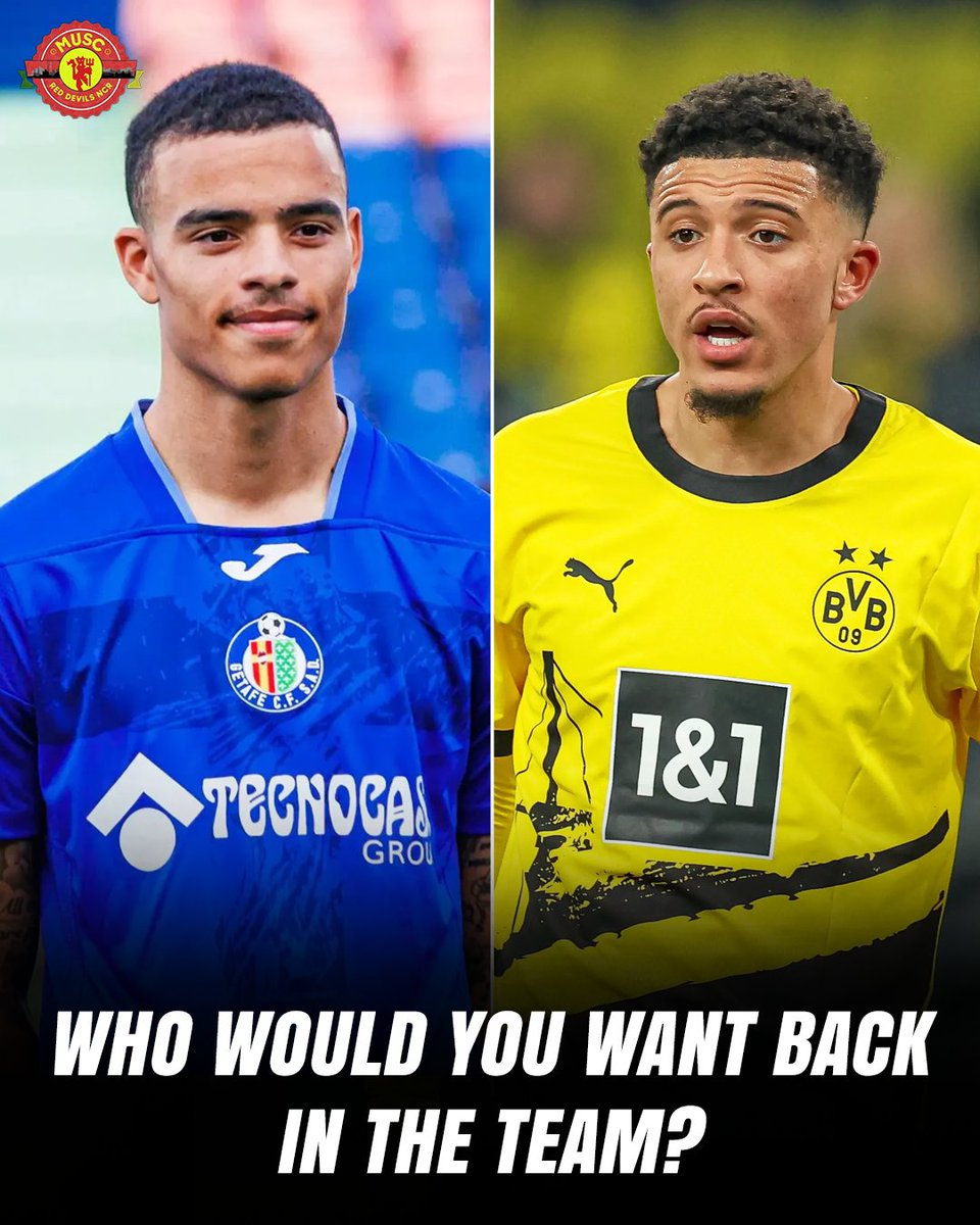 Mason Greenwood or Jadon Sancho? Who would you take back to the team? #Greenwood #Sancho #masongreenwood #mufc