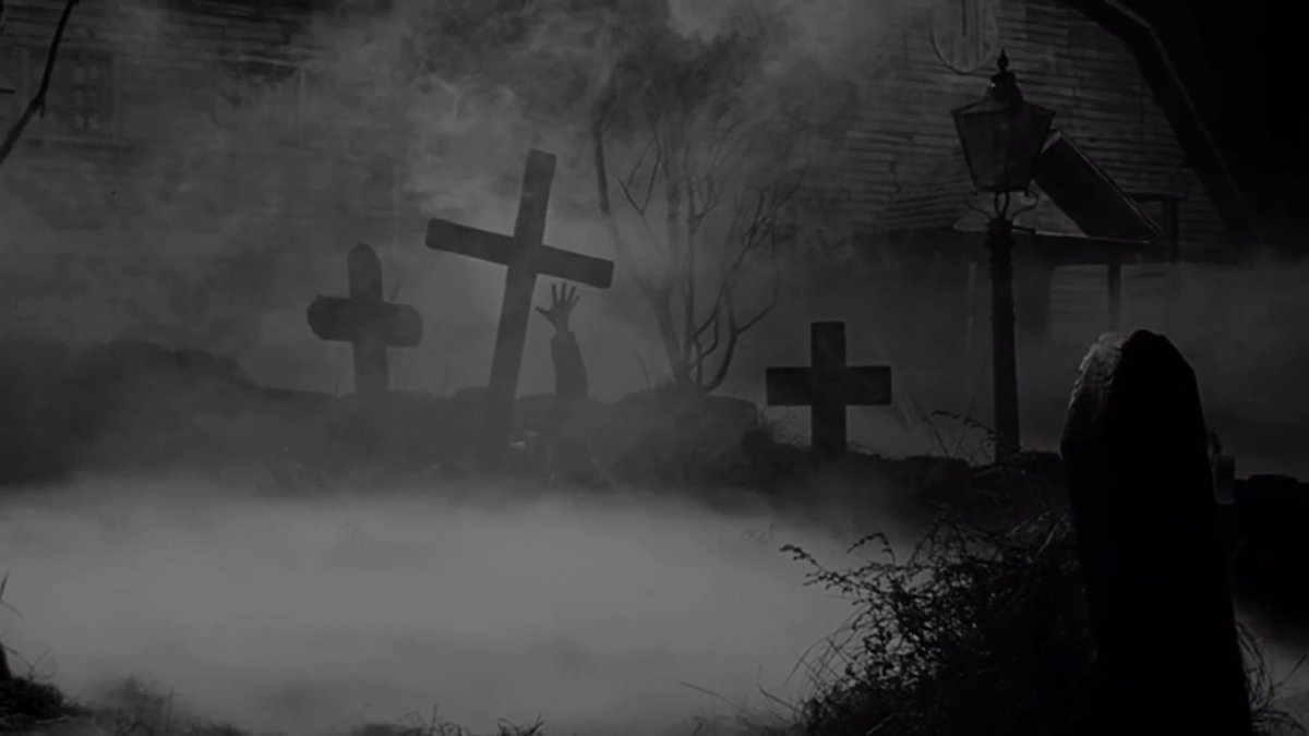 #30DaysofWalpurgis Day 29

THE CITY OF THE DEAD (1960) dir John Llewellyn Moxey

An outsider in a village encumbered by fog & secrets, arcane totems, a witch’s vengeance & aghast skeptics—all uncanny fable essentials rendered here in crisp chiaroscuro guaranteed to leave a chill.