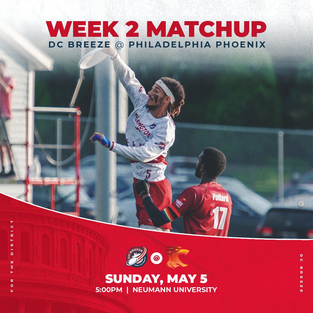 Big one this week! 😈 See you in Aston, PA on Sunday!! #UFA2024 | #ForTheDistrict