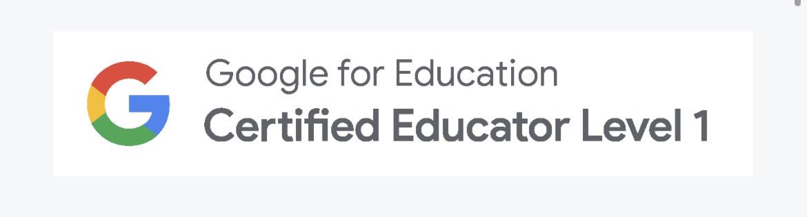 Miss_Merkle's tweet photo. Excited to have finally achieved this certification after utilizing Google all of these years! Google Certified Educator!👩‍💻💻 @GoogleForEdu @Google https://t.co/UuYcSp0D1o