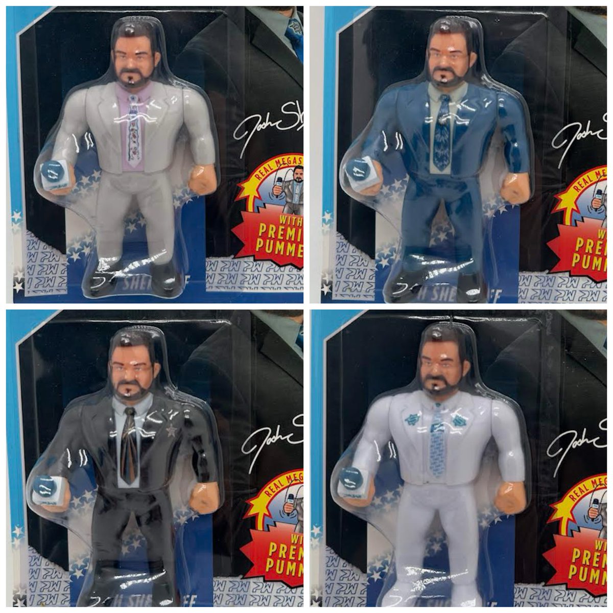🚨AVAILABLE NOW🚨 Get your limited edition Josh Shernoff @WatchOnPremier action figures! Only 50 available of each on the US 🇺🇸! ⭐️Premier commentary ⭐️Ric Flair’s Last Match ⭐️Blue (Chase) (40 made) ⭐️@WrestShowcase ‘22 ⭐️@WrestShowcase ‘23 Order now! sosaysshernoff.bigcartel.com/product/premie…