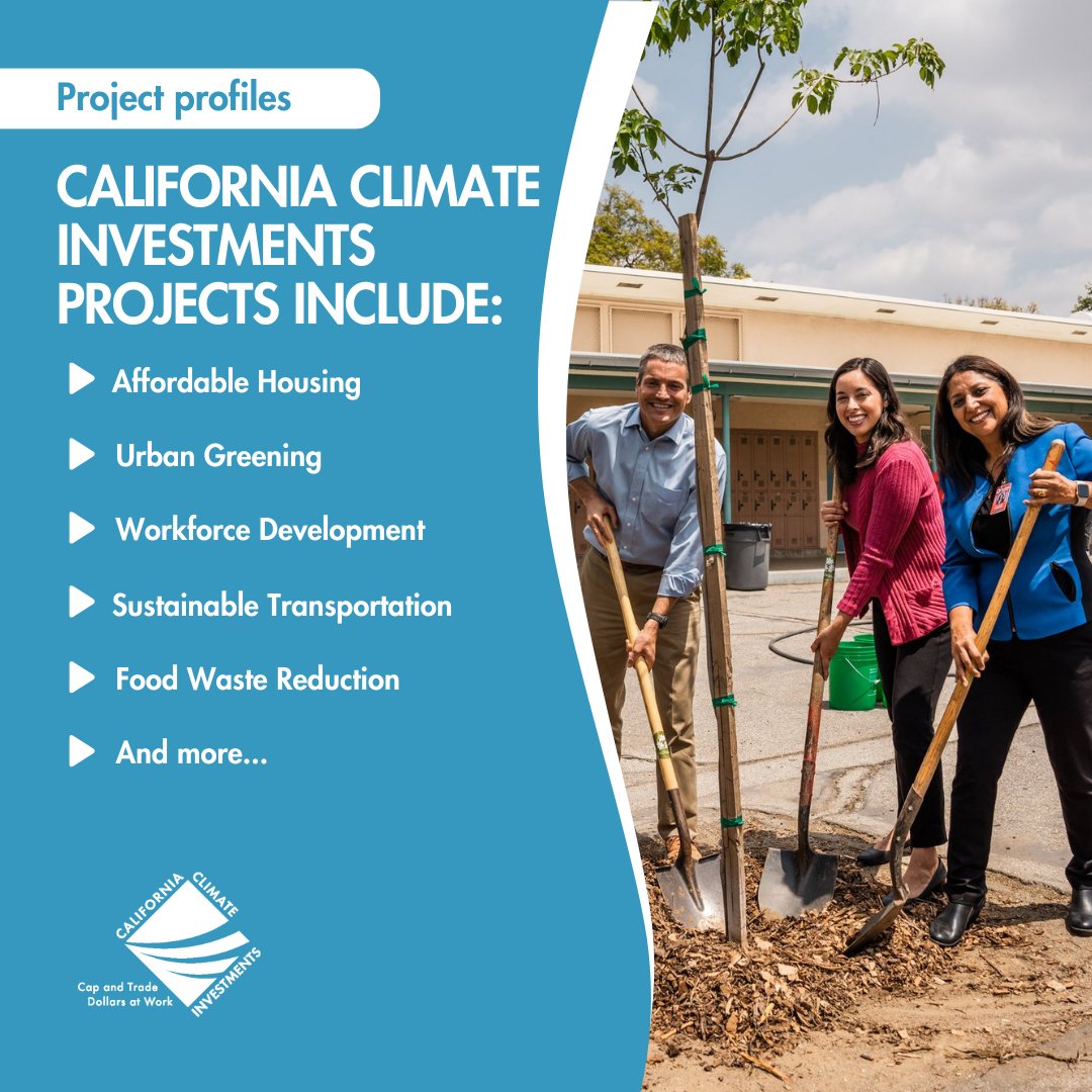 Want to see how #CAClimateInvestments has made a difference in communities across CA? 🌎 Visit our Project Profiles page to read stories about our inspiring grantees. Bit.ly/ProjectProfile…