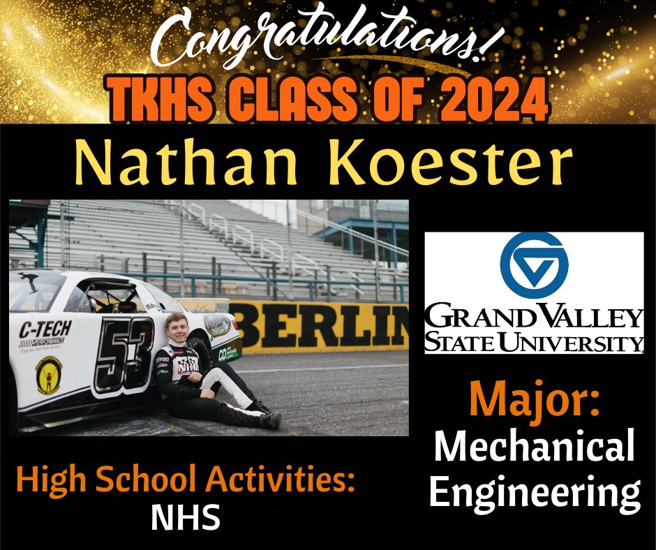 tkschools's tweet photo. TK Class of 2024! Congratulations Nathan! Wishing you the very best as you "race" into your future! #TKSTRONG #TK2024 https://t.co/Ixeagd4wUl