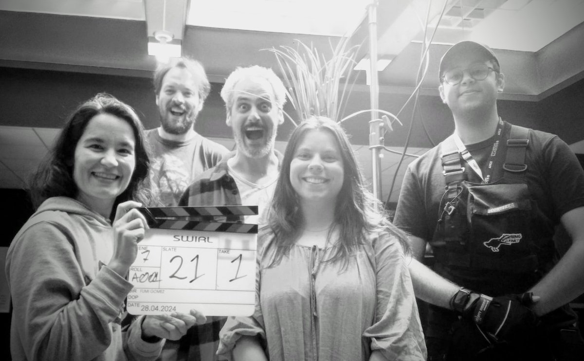 Sleep deprived, exhausted, satisfied, and proud of this year's #SFL48HR <a href="/scifilondon/">SCI FI LONDON Film Festival</a>  entry. Here's us wrapping the shoot, only halfway through to a long ☀️🌚
#Scifi #scififest #filmmaker <a href="/regentsuni/">Regent's University London</a> <a href="/AdobeUK/">Adobe UK</a>  <a href="/fatcontman/">Fatcontman</a> <a href="/bfinetwork/">BFI NETWORK</a> <a href="/TimandraHarknes/">Timandra Harkness</a>
<a href="/Kellimaroney/">Kelli Maroney</a> <a href="/spacerockslive/">Space Rocks</a>
