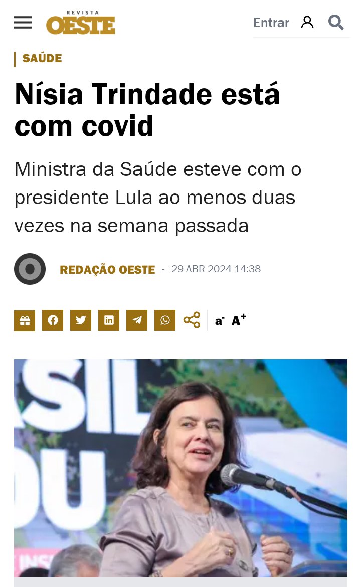 Ministra do desgoverno do Loola (PT), tomou todas as doses da vacina e mesmo assim, foi infectada pelo Coronavírus/Covid-19. 🤦