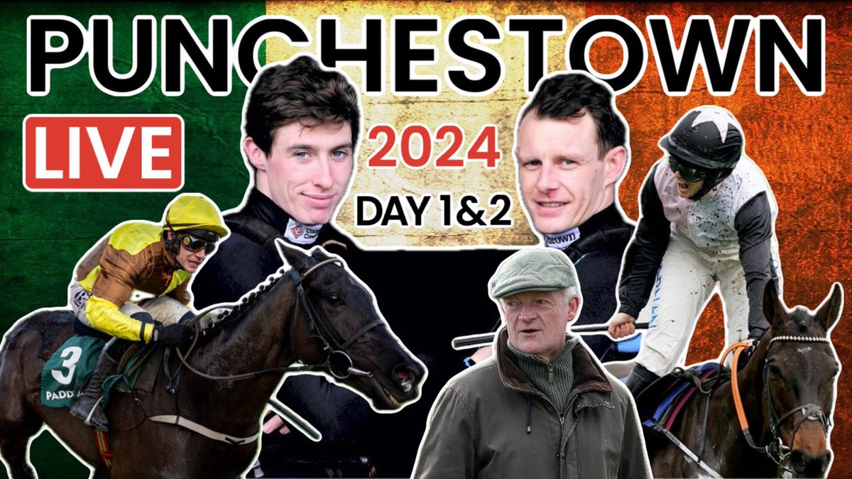 9pm tonight over on YouTube; @jaime_wrenn and I will be covering the first couple of days of this years @punchestownrace festival