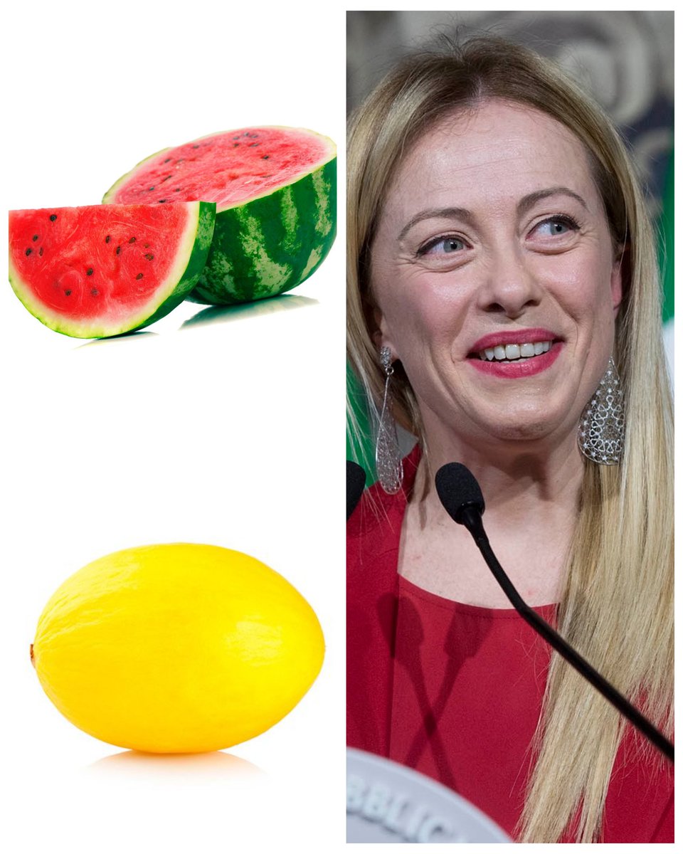 teppotj75's tweet photo. Vesi-, hunaja- ja Giorgia Meloni.
#melonit https://t.co/YuOQVXePFI