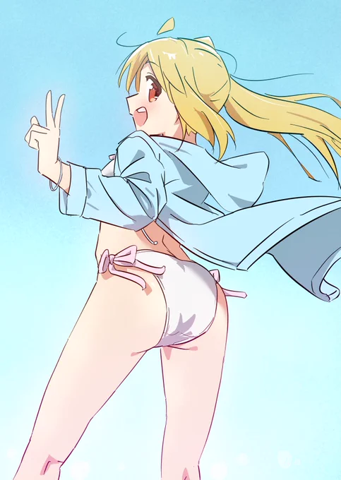 水着の虹夏さん描きました 
