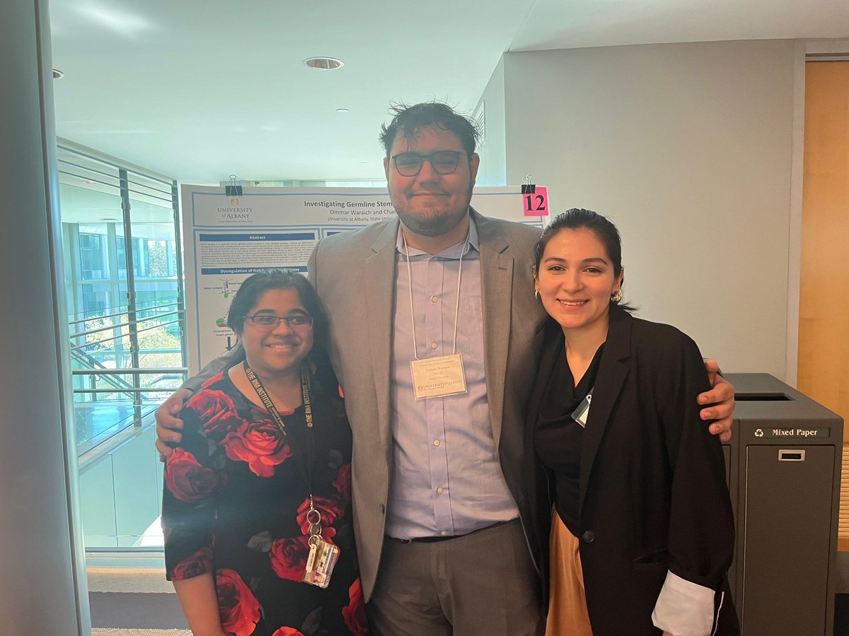 Ommar, an undergraduate in my lab, giving a poster presentation about his exciting new findings about the link between Notch and aging at the Biological Sciences Undergraduate Research Symposium.