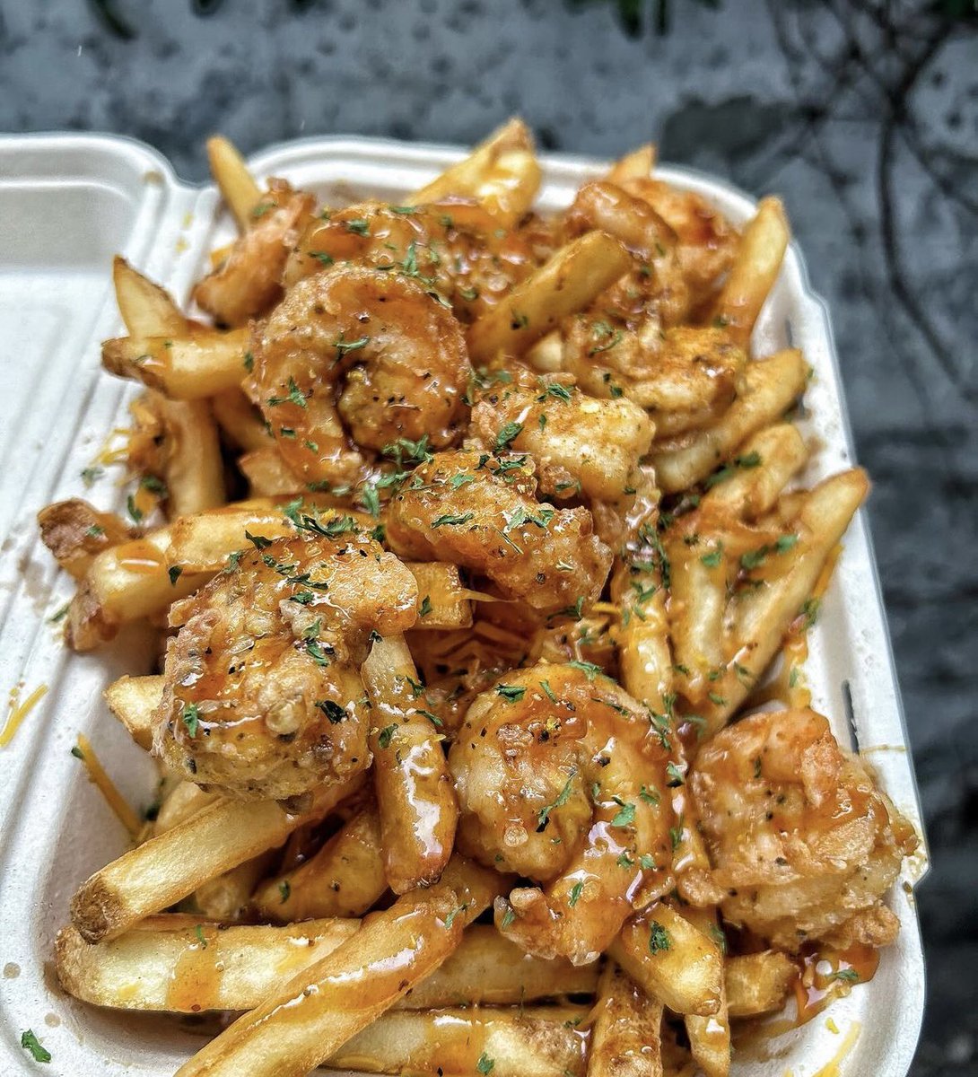 Shrimp 🍤 and fries 🍟! Good combination or bad ?