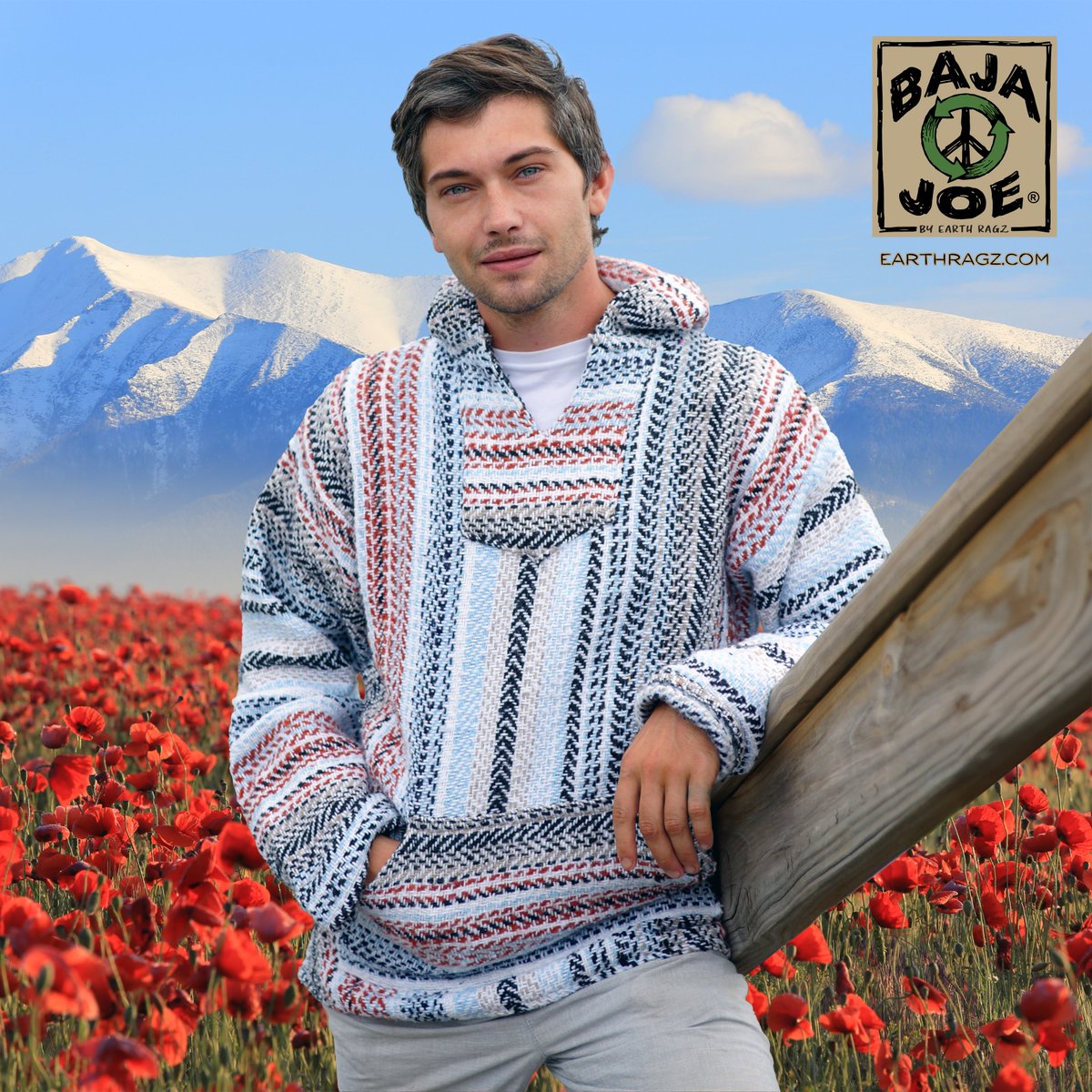 Made from 100% recycled fibers, our Baja hoodies are a great, environmentally conscious way to stay warm!
#bajajoe #bajajoehoodie #bajahoodie #drugrug #hoodie #poncho #recycledfibers #hippiestyle #hippie #bajahoodies #bohofashion #boho #bohochic #retro #classicBaja #bhfyp