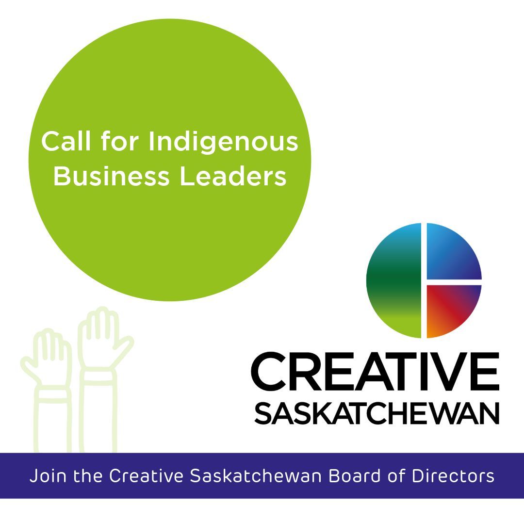 📢Creative Saskatchewan is on the lookout for Indigenous Business Leaders to join our Board of Directors! 👀 buff.ly/3Wf2fmV #CreativeSaskatchewan #BoardOfDirectors #IndigenousLeadership #EconomicDevelopment #ArtsAndEntrepreneurship