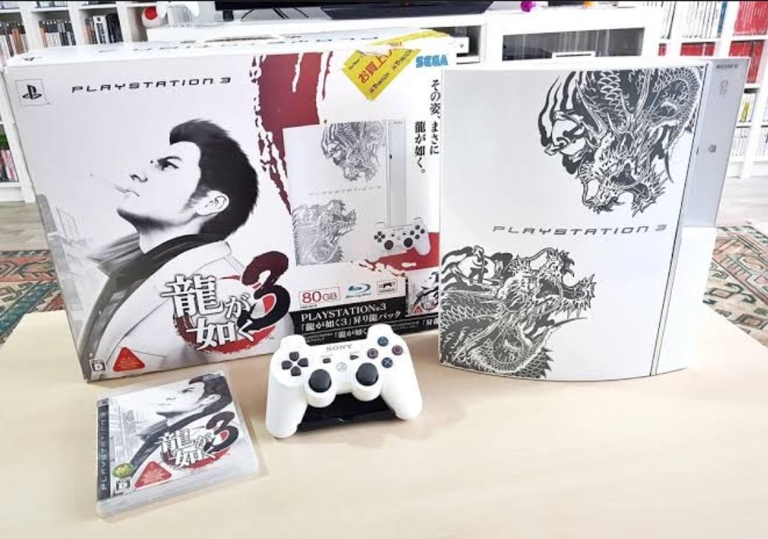 Which limited edition console do you yearn to possess one day? I find myself enchanted by the Ryu Ga Gotoku Limited Edition PS3, its design a masterpiece of form and function. #ryugagotoku #ps3 #LimitedEdition #Collectible #videogameconsole @RGGStudio 🦇