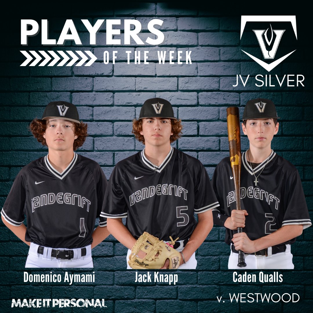 Congratulations to our JV players of the week for the season finale game against Westwood🐍 #makeitpersonal