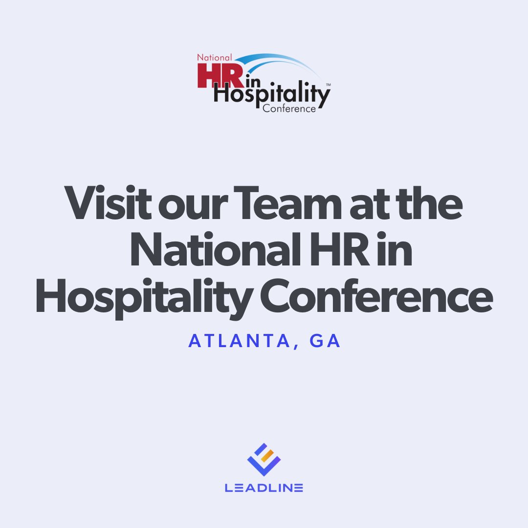 The National HR in Hospitality Conference is here, and Leadline is in the house! 💥

Head over to the Hyatt Regency in Atlanta to see Leadline in action and unlock the secrets to building a winning hospitality team! 

#HRinHospitality #HospitalityCareers #RecruitingRevolution